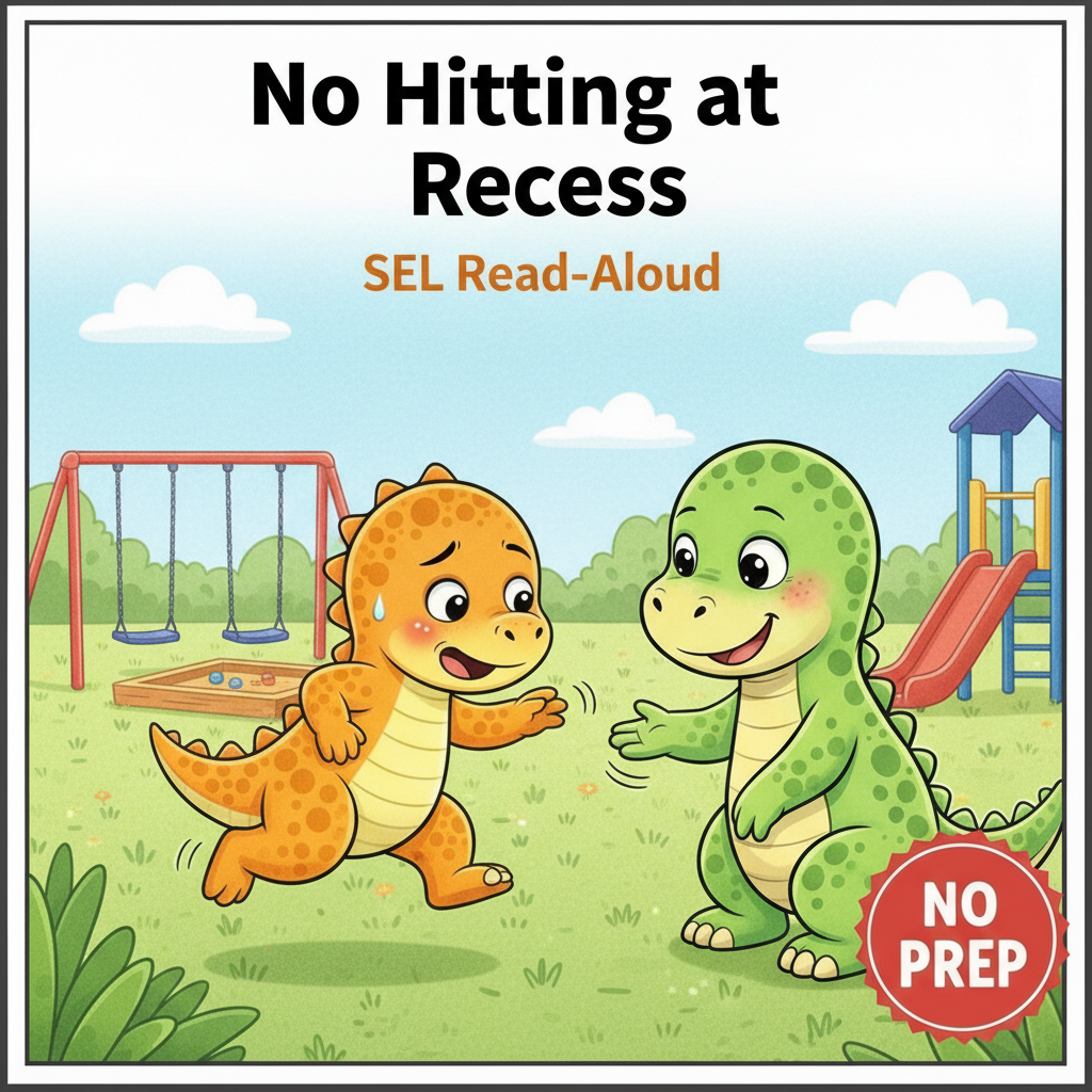 No Hitting at Recess Social Story for K–2
