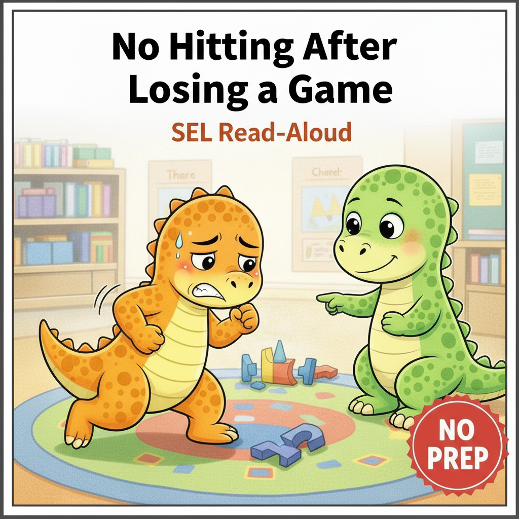 No Hitting After Losing a Game Social Story for K–2