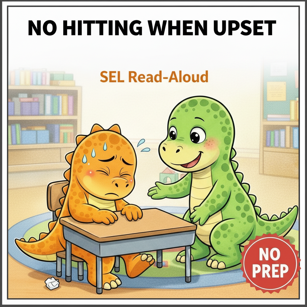 No Hitting When Upset Social Story for K–2