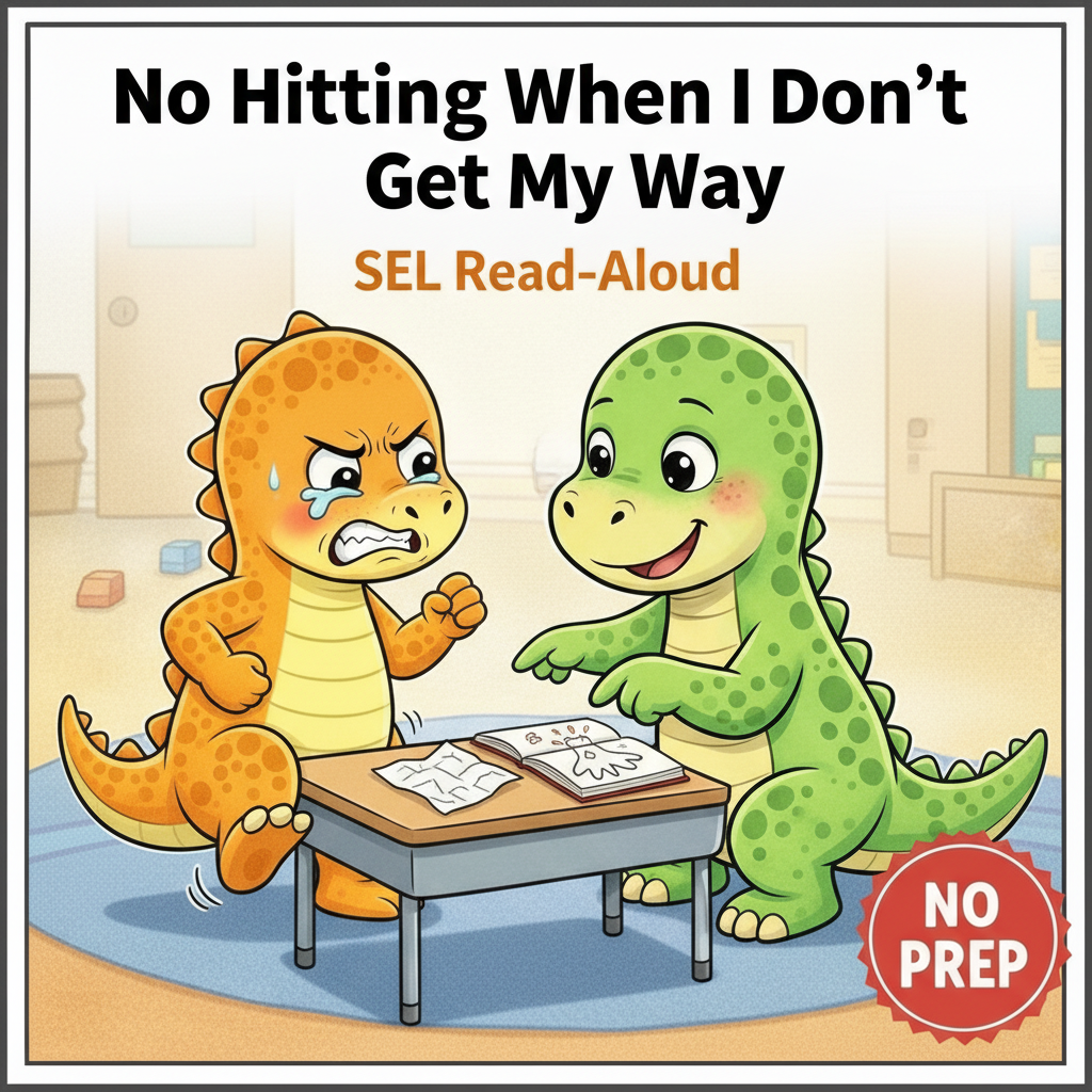 No Hitting When I Don't Get My Way Social Story for K–2