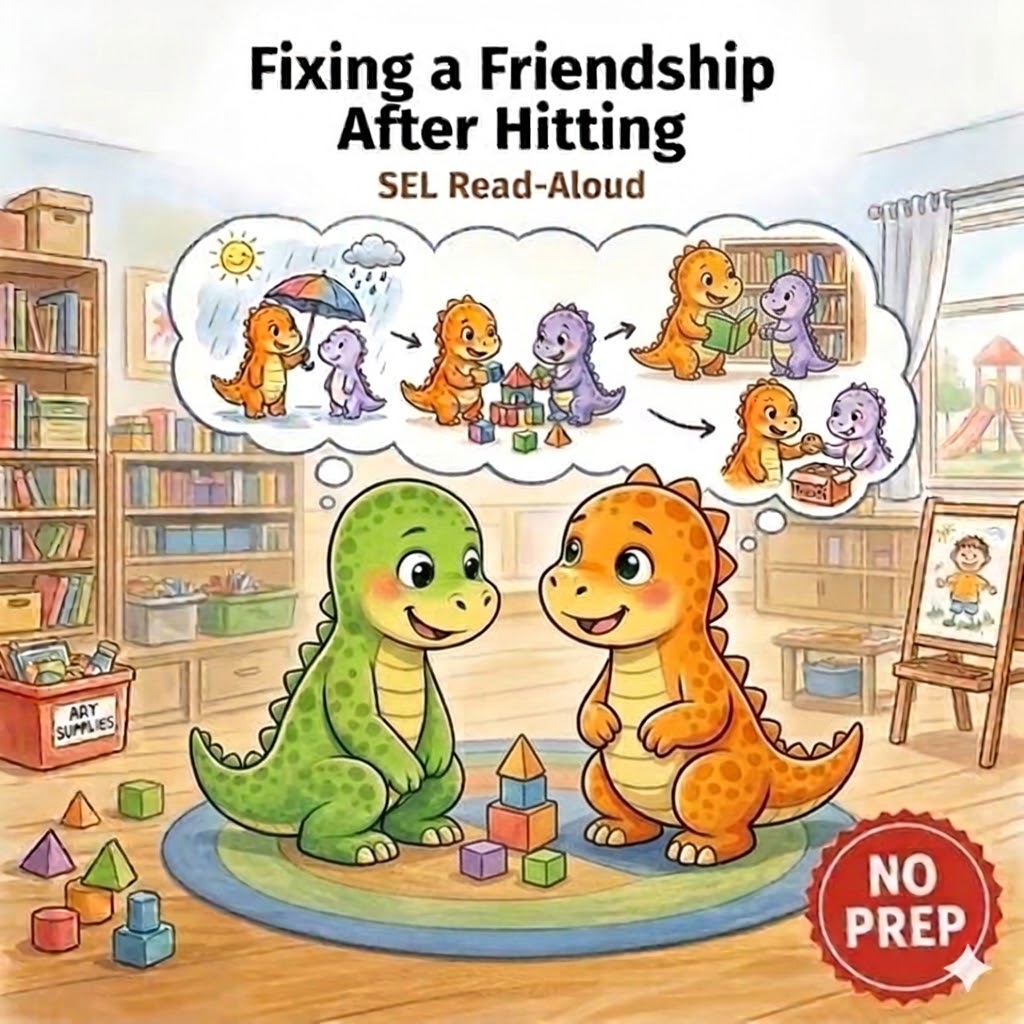 Fixing a Friendship After Hitting Social Story K–2