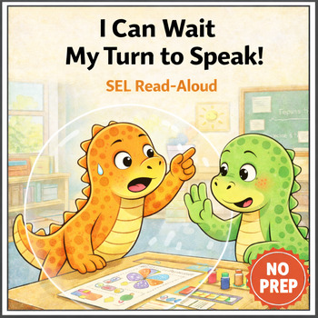 Wait My Turn to Speak Social Story for K–2