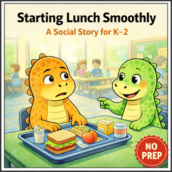 Starting Lunch Routine Social Story for K–2