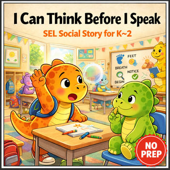 Thinking Before Answering in Class Social Story for K–2
