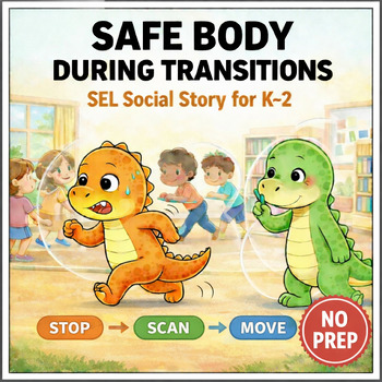Safe Body During Transitions Social Story for K–2